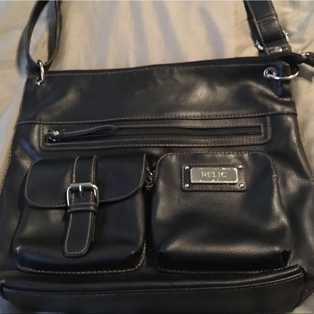 Relic brand black shoulder bag